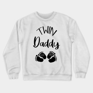 Twin Daddy | twin dad Crewneck Sweatshirt